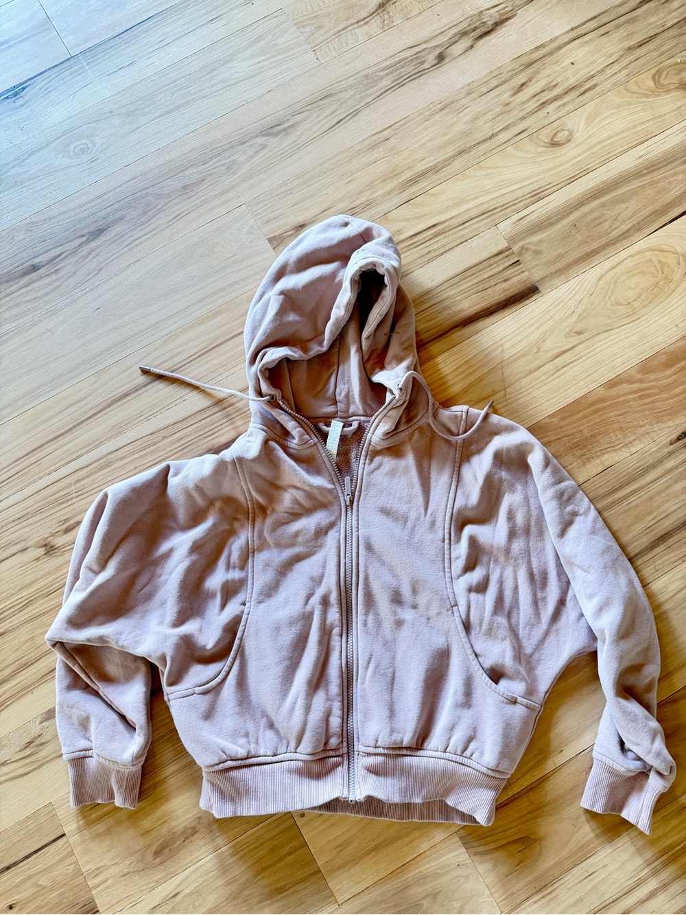 Women's Light Pink Hooded Zip-Up Jacket by Zella